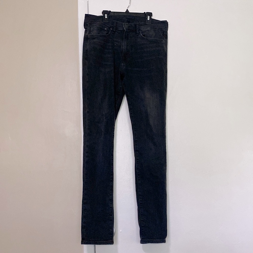H&M Skinny Coupe Moulante & Denim Black Size 32/32